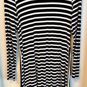 Stevie Hender Monochrome Striped Top